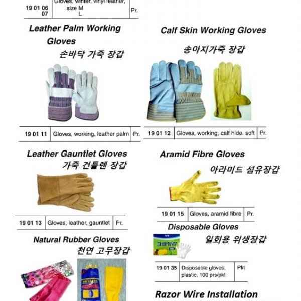 190132-GLOVES PLASTIC OIL/ACID RESIST, LONG € 1,76